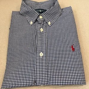 Ralph Lauren Boys Gingham Button Down